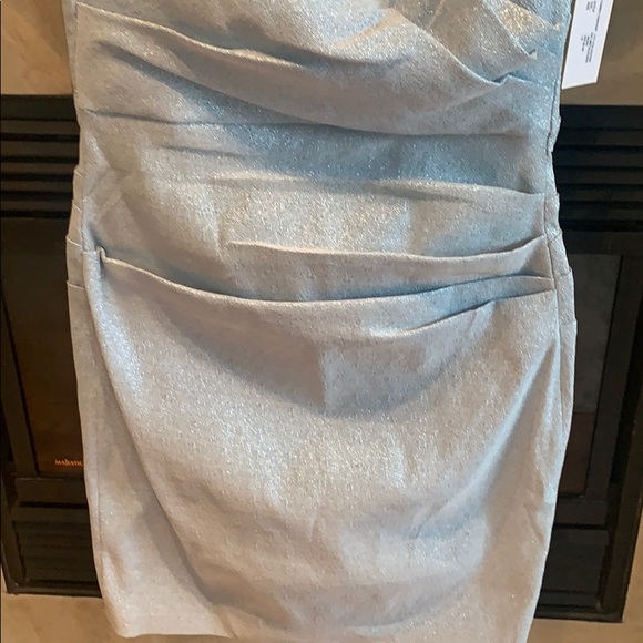 Gorgeous ice blue Teri Jon dress - Picture 5 of 9